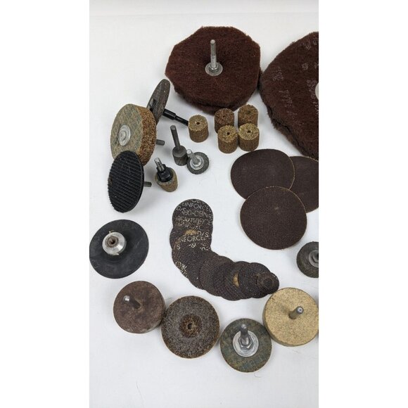 Sanding Wheels Grinding Wheels Vintage Large Mixed Lot Mixed Brands - Picture 5 of 8